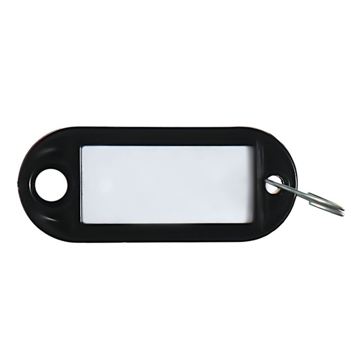 Набор брелоков для ключей, 10 штук, 53 мм, цвет черный Набор брелоков для ключей, 10 штук, 53 мм, цвет черный