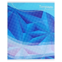 Комплект тетрадей из 5 штук, 48 листов в линию Calligrata "Графика-2", обложка мелованный картон, блок №2, белизна 75% (серые листы)