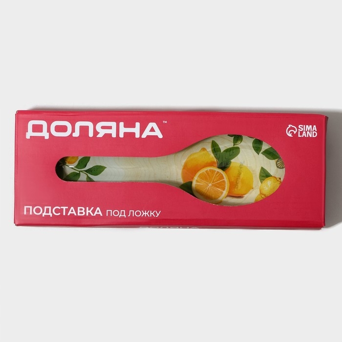 Подставка стеклянная под ложку Доляна &laquo;Дольче&raquo;, 23,5&times;8,3 см