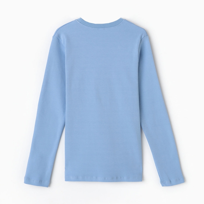 Лонгслив детский, цвет голубой, рост 176 Лонгслив детский, цвет голубой, рост 176