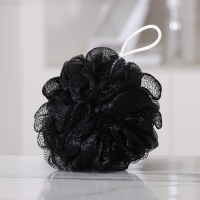 Мочалка для тела &laquo;Шар&raquo;, 30 гр, цвет чёрный