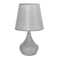 Лампа настольная "Гавана" 1xE27 40Вт серый 24х24х41 см RISALUX