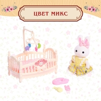 Набор игровой &laquo;Зайчики&raquo; с мебелью и аксессуарами