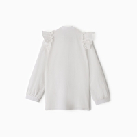 Блузка для девочки MINAKU, цвет белый, рост 140 см