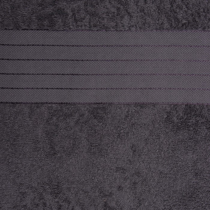 Полотенце махровое Love Life "Basic" 70*140 см, темно-серый, 100% хл, 450 гр/м2