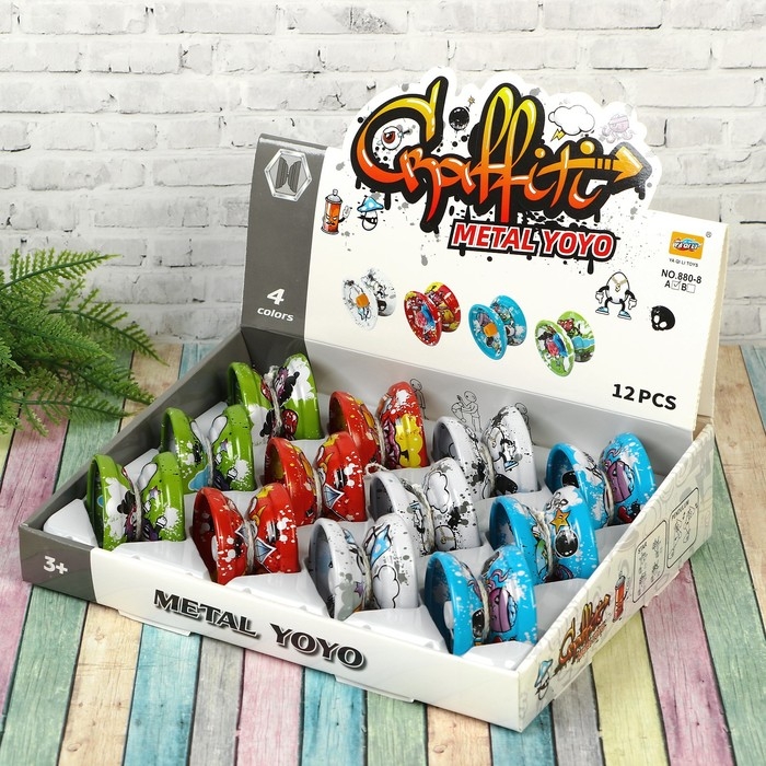 Йо-Йо «Граффити», цвета МИКС Йо-Йо «Граффити», цвета МИКС