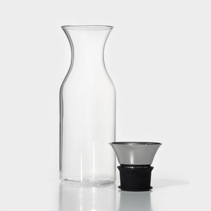 Графин &laquo;Тео&raquo;, 1 л, с диспенсером, стекло, прозрачный