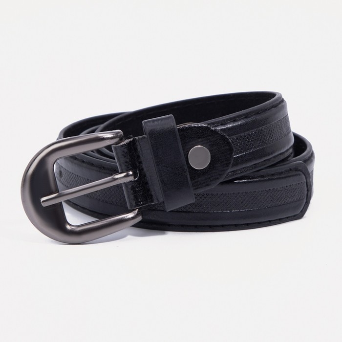 Ремень детский, ширина 2,2 см, винт, цвет чёрный Ремень детский, ширина 2,2 см, винт, цвет чёрный