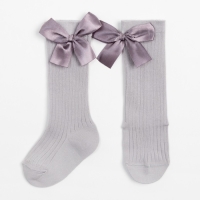 Гольфы Крошка Я «Бантик» 10-12 см, цвет серый Гольфы Крошка Я «Бантик» 10-12 см, цвет серый