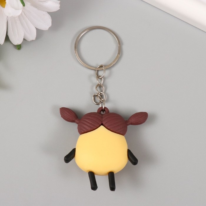 Брелок резина Брелок резина "Картошка с хвостиками" МИКС 5х5,5х2 см