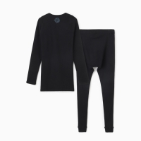 Комплект мужской (фуфайка кальсоны) термо, цвет чёрный/синий, р-р 54 Комплект мужской (фуфайка кальсоны) термо, цвет чёрный/синий, р-р 54