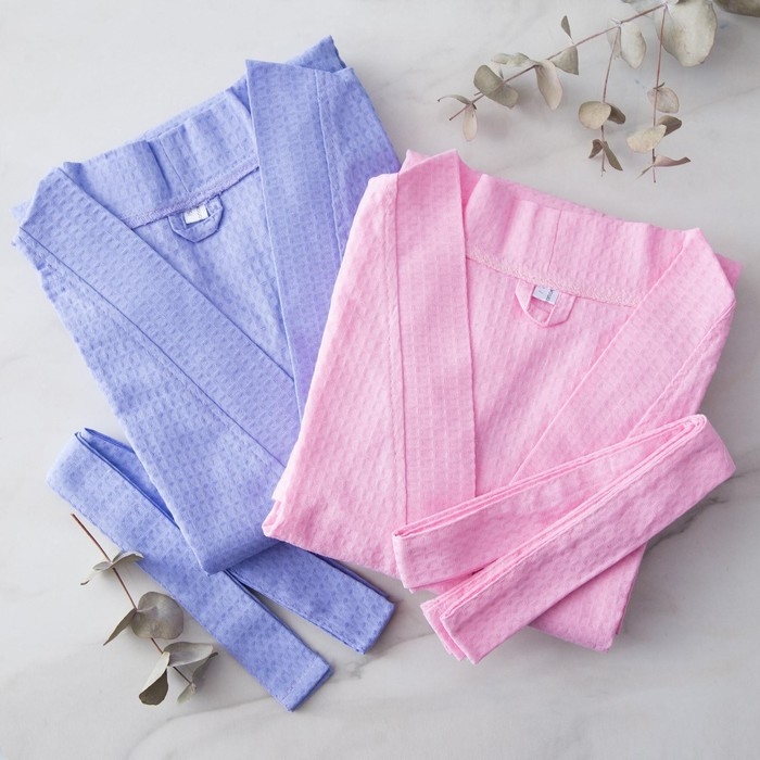 Халат вафельный женский удлинённый &laquo;Экономь и Я&raquo; размер 54-56