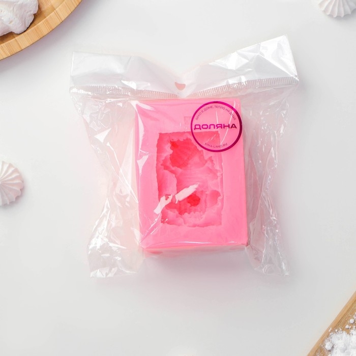 Молд Доляна «Сонный ребёнок», силикон, 9×6 см, цвет розовый Молд Доляна «Сонный ребёнок», силикон, 9×6 см, цвет розовый