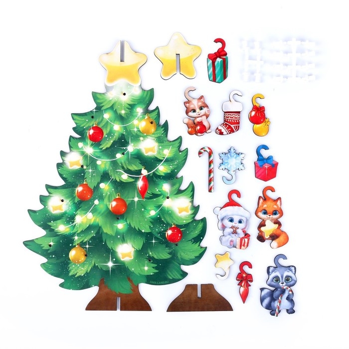 Новогодняя настольная игра &laquo;Новый год! Новогодняя ёлочка&raquo;