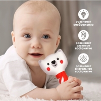 Игрушка - пищалка «Новогодний мишка», подарочная упаковка, Крошка Я Игрушка - пищалка «Новогодний мишка», подарочная упаковка, Крошка Я