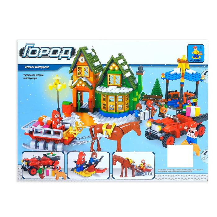 Конструктор «Домик Санты», 860 деталей Конструктор «Домик Санты», 860 деталей