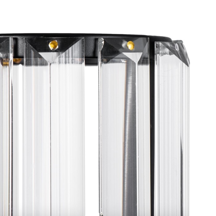 Бра "Кристас" 2хЕ27 40Вт черный 14х12х40см