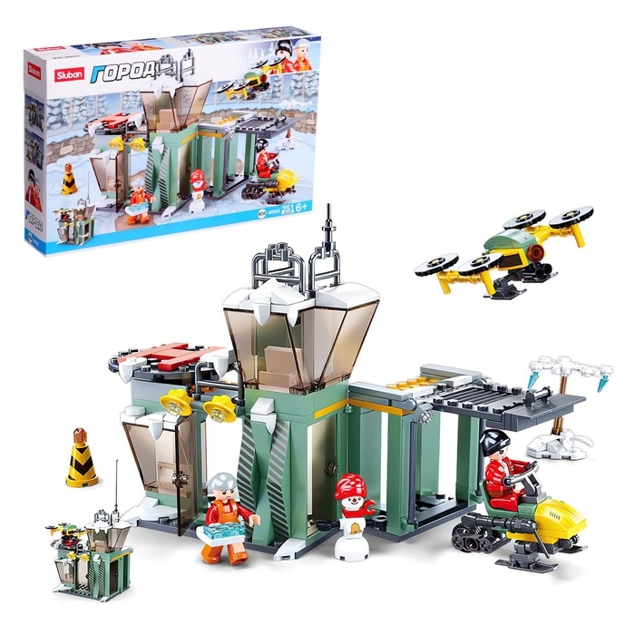 Конструктор Город &laquo;Метеостанция в горах&raquo;, 251 деталь