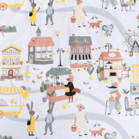 Постельное белье "Этель" 1,5 сп Fantastic town 143х215 см, 150х214 см, 50х70 см -1 шт Постельное белье "Этель" 1,5 сп Fantastic town 143х215 см, 150х214 см, 50х70 см -1 шт