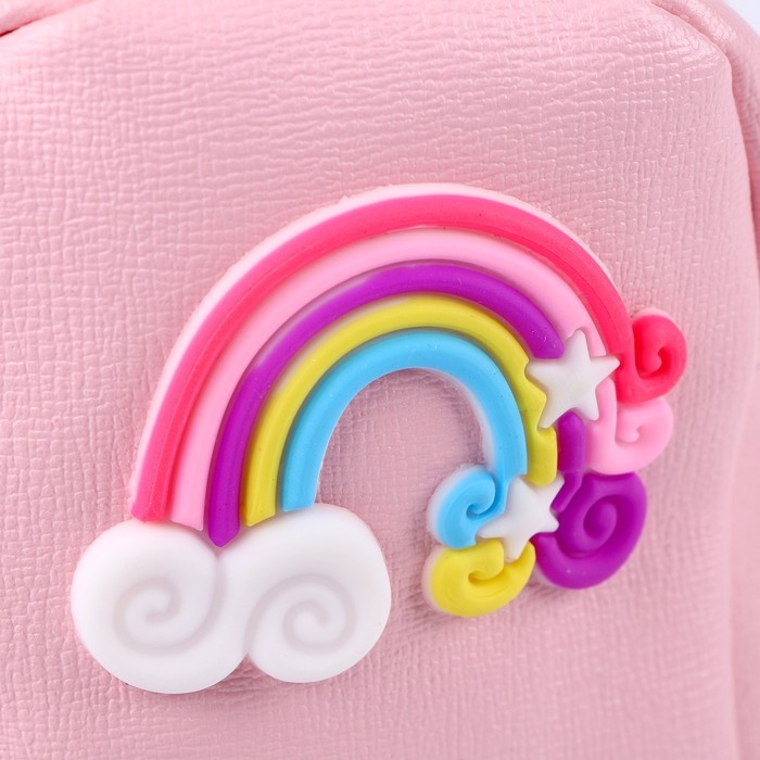 Сумка для куклы «Радуга», цвет розовый Сумка для куклы «Радуга», цвет розовый