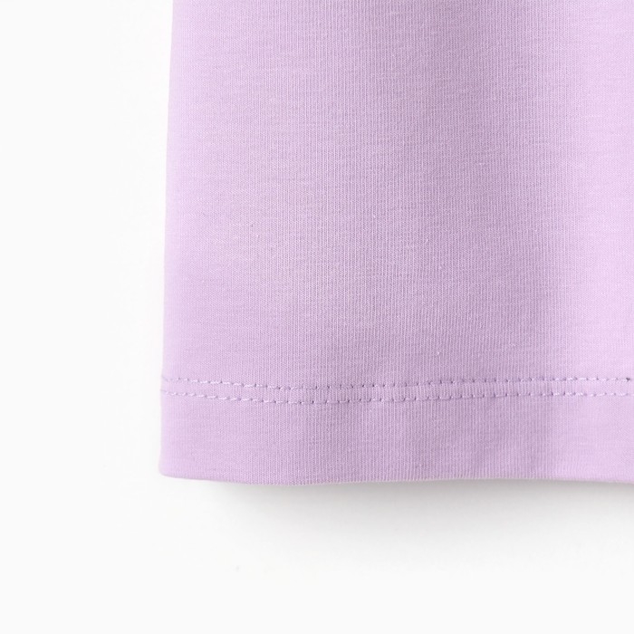 Лонгслив детский MINAKU цвет лавандовый, рост 104 см