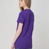 Футболка женская T-bolka Lady фиолетовая, размер 3XL