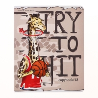 Тетрадь 48 листов в клетку "На спорте", обложка мелованный картон, ламинация "софт-тач", МИКС Тетрадь 48 листов в клетку "На спорте", обложка мелованный картон, ламинация "софт-тач", МИКС