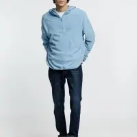 Анорак флисовый унисекс Fliska, голубой, размер XS/S