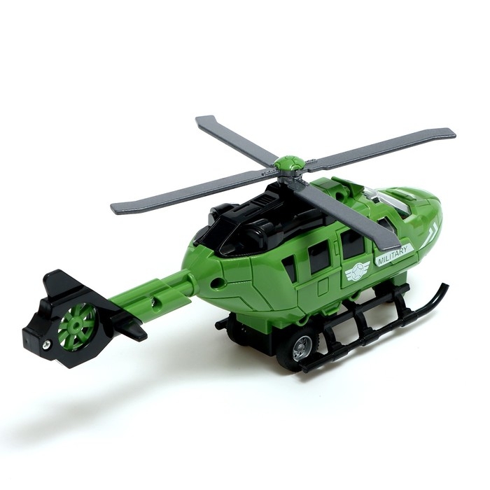 Вертолёт металлический «Спасатель», инерционный, цвет МИКС Вертолёт металлический «Спасатель», инерционный, цвет МИКС