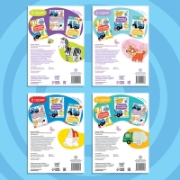 Набор с наклейками &laquo;Весёлые половинки&raquo;, Синий трактор