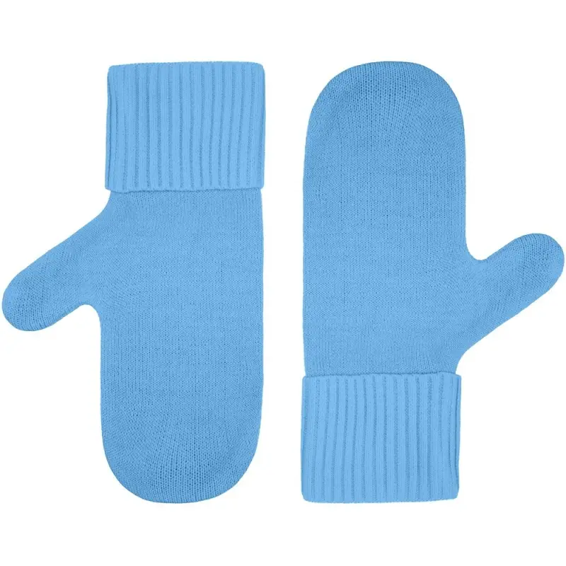 Варежки Yong, ярко-голубые, размер S/M