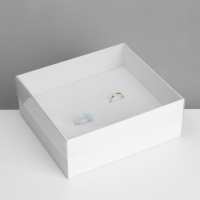 Подставка для украшений &laquo;Шкатулка&raquo; 12 мест, 18&times;16&times;7 см, цвет белый