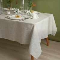 Скатерть Доляна "Душевная кухня" 110х146 см, 50% хлопок, 50% п/э, рогожка 158 г/м2 Скатерть Доляна "Душевная кухня" 110х146 см, 50% хлопок, 50% п/э, рогожка 158 г/м2