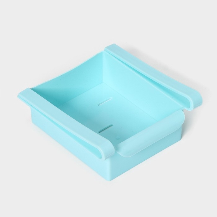 Полка подвесная в холодильник, 16×15,5×7 см, цвет МИКС Полка подвесная в холодильник, 16×15,5×7 см, цвет МИКС