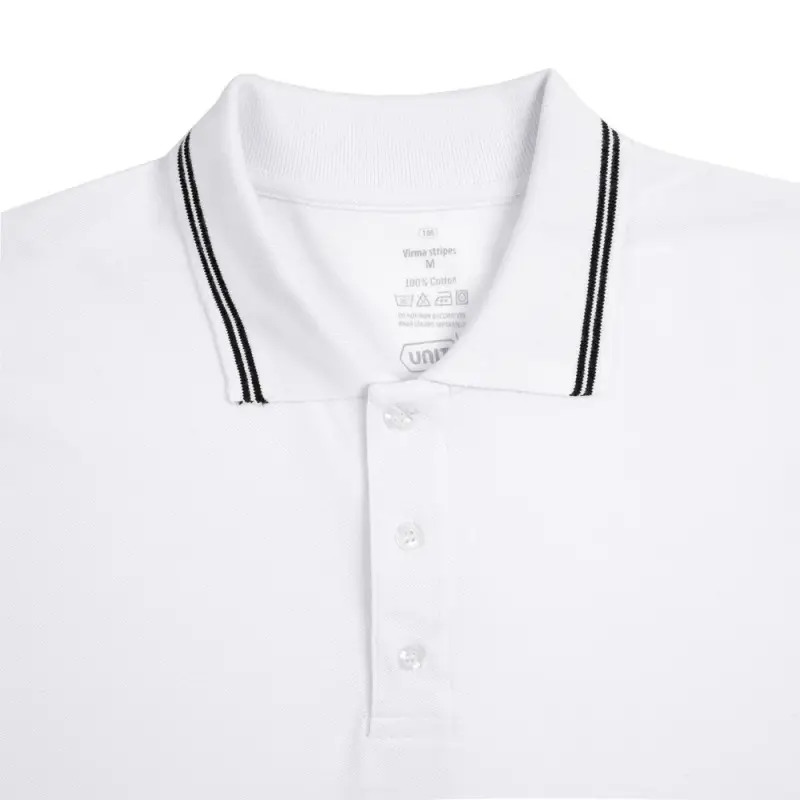 Рубашка поло Virma Stripes, белая, размер S