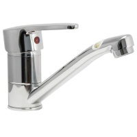 Смеситель для умывальника одноручный Juguni JGN0410/В с гибкой подводкой, литой поворотный излив 150 мм, картридж 35 мм Смеситель для умывальника одноручный Juguni JGN0410/В с гибкой подводкой, литой поворотный излив 150 мм, картридж 35 мм