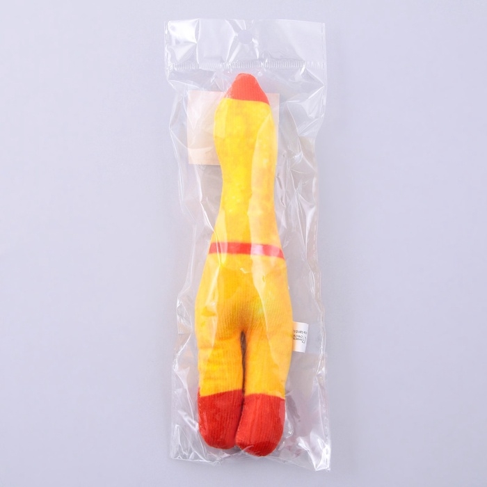 Игрушка для собак с пищалкой &laquo;&lrm;Курица&raquo;&lrm; из текстиля, 21 х 6,8 см