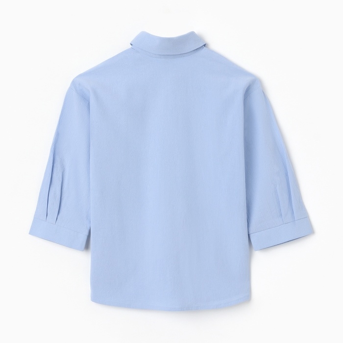 Костюм для девочки (рубашка и шорты) MINAKU, цвет голубой, рост 146-152 см Костюм для девочки (рубашка и шорты) MINAKU, цвет голубой, рост 146-152 см