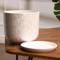 Горшок цветочный Питон белый 3 л