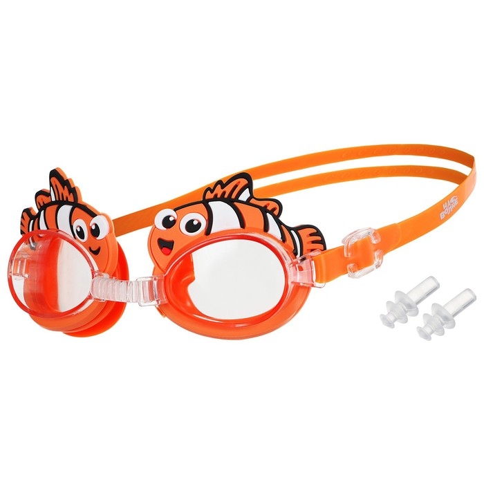 Очки для плавания детские &laquo;На волне&raquo; &laquo;Рыбка&raquo;, беруши