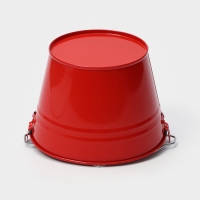 Ведро оцинкованное, 3 л, цвет красный Ведро оцинкованное, 3 л, цвет красный