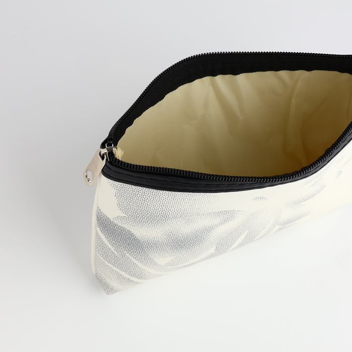 Косметичка на молнии, цвет белый Косметичка на молнии, цвет белый