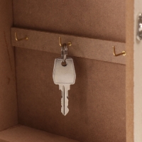 Ключница дерево 6 крючков "Цветочное место" 5,5х19,5х26 см Ключница дерево 6 крючков "Цветочное место" 5,5х19,5х26 см