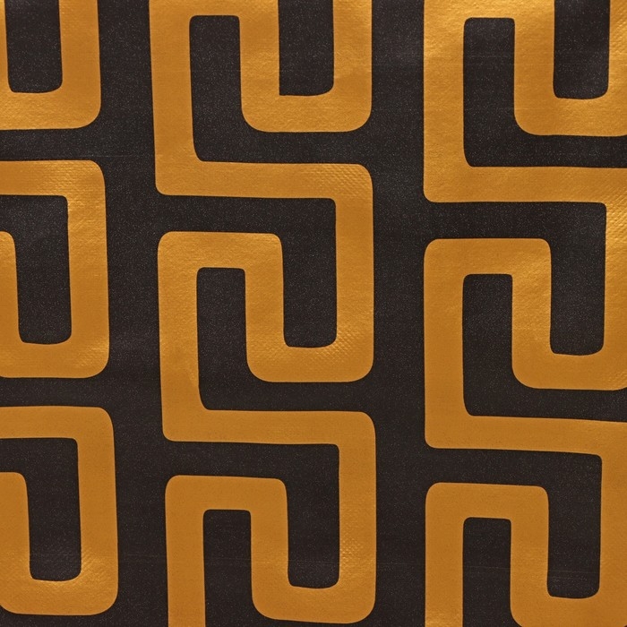 Клеёнка на стол Доляна &laquo;Грэйс&raquo;, на нетканой основе, ширина 137 см, толщина 0,2 мм, рулон 20 м, цвет чёрный