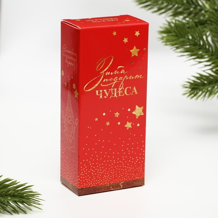 Ёлочная игрушка новогодняя новогодняя &laquo;Новый год: Любви и тепла&raquo;, 14 см х 7 см х 3 см