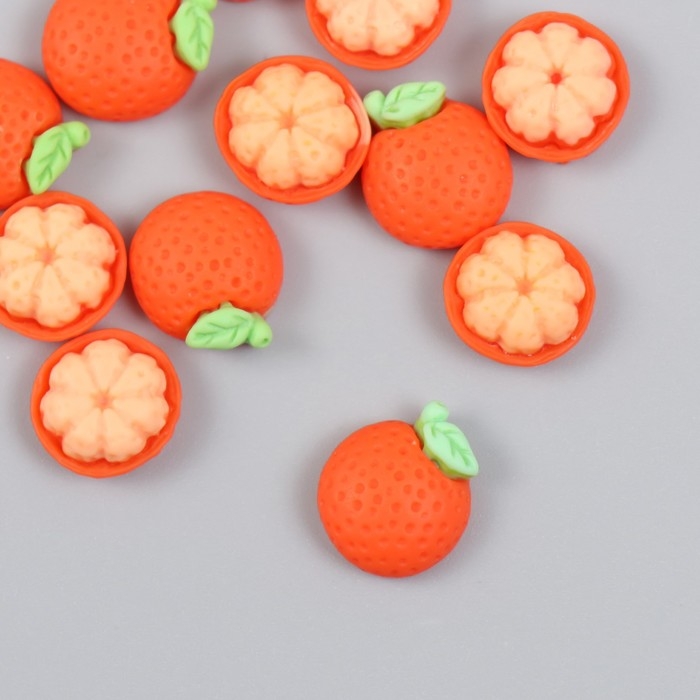 Декор для творчества пластик Декор для творчества пластик "Цитрусовый" н-р 12 шт 1,2х1,2 см