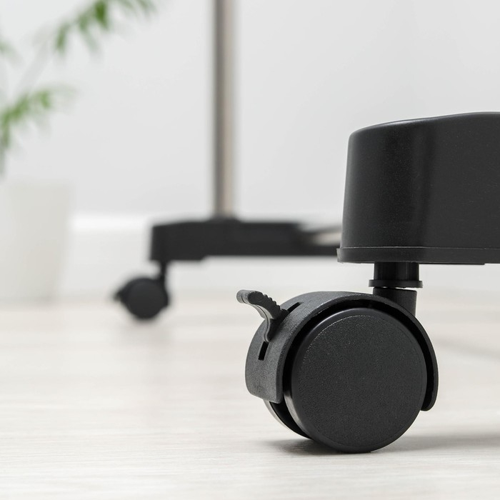 Стойка - вешалка напольная для одежды Доляна, телескопическая, 2 перекладины 80(145) &times; 43 &times; 90(160) см