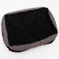 Лежанка "Лофт мокко №4", 70 х 55 х 20 см, темно-коричневый Лежанка "Лофт мокко №4", 70 х 55 х 20 см, темно-коричневый