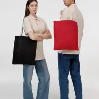 Холщовая сумка на плечо Juhu, красная Холщовая сумка на плечо Juhu, красная