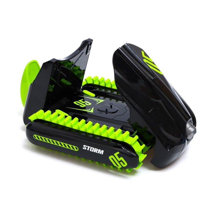 Машина-перевёртыш радиоуправляемая &laquo;Амфибия&raquo;, плавает по воде, работает от аккумулятора, цвет зелёный